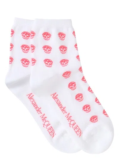 ALEXANDER MCQUEEN WOMEN'S SHORT SKULL SOCK
