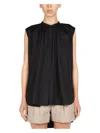 Alexander Mcqueen Women's Silk Blouse Shirt In Black