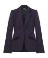 Alexander Mcqueen Women's Single-breasted Jacket In Violet In Purple