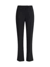 Alexander Mcqueen Pressed-crease Trousers In Black