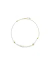 Alexander Mcqueen Skull And Pearl Necklace In Gold
