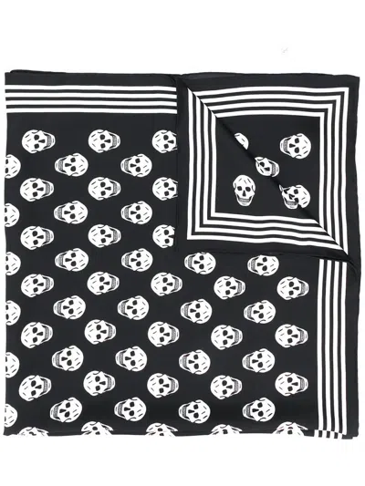 ALEXANDER MCQUEEN WOMEN'S SKULL SILK SCARF