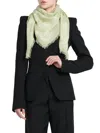 Alexander Mcqueen Women's Skull Wool Scarf In Green