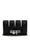 Alexander Mcqueen Women Slash Clutch In Black