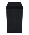 Alexander Mcqueen Buttoned Lace-trimmed Wool Pencil Skirt In Black