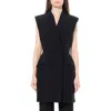 Alexander Mcqueen Women's Sleeveless Bomber Jacket Dress In Black
