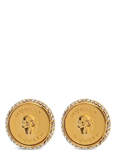 ALEXANDER MCQUEEN WOMEN'S SOVEREIGN SKULL EARRINGS