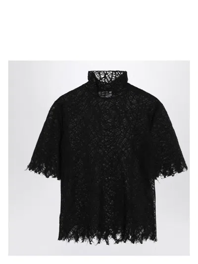 ALEXANDER MCQUEEN WOMEN'S SPIDERWEB LACE TOP