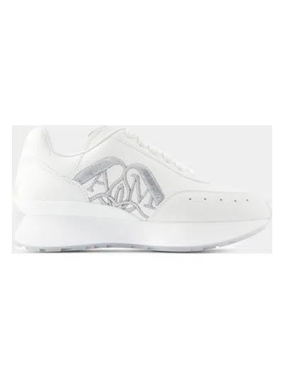 Alexander Mcqueen Leather Sprint Runner Sneakers