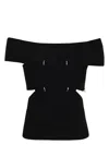 Alexander Mcqueen Lex Sliced Top Ld32