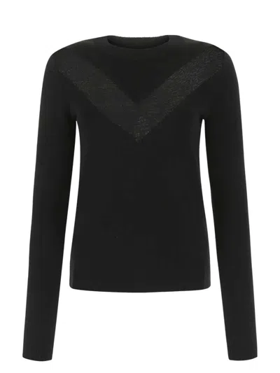 ALEXANDER MCQUEEN WOMEN'S STRETCH WOOL BLEND SWEATER