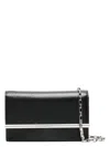 Alexander Mcqueen Women's T-bar Flap Mini In Blcksilver