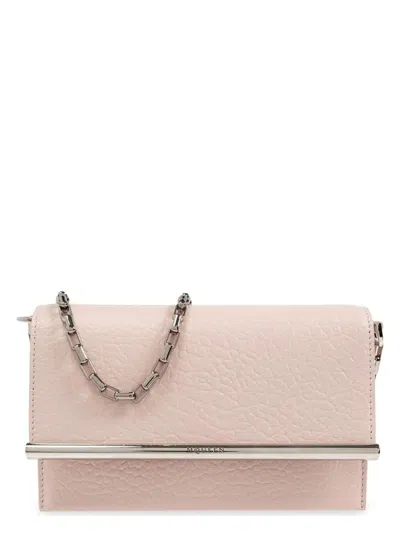 Alexander Mcqueen Women's T-bar Flap Mini In Venuspink