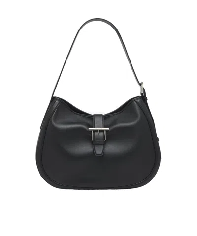 Alexander Mcqueen Women's T-bar Shoulder Bag In Black