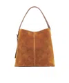 Alexander Mcqueen Women's T-bar Sling Shoulder Bag In Tan In Brown