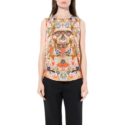 Alexander Mcqueen Women's T-shirt In Multicolor