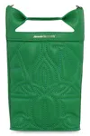 Alexander Mcqueen Mini Crossbody Bag Featuring Bow Detail In Green