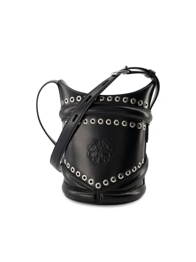 Alexander Mcqueen Women's The Curve Hobo Bag In Black