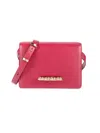 Alexander Mcqueen The Four Ring Foldover Top Shoulder Bag In Red