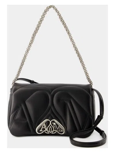 Alexander Mcqueen Women's The Seal Small Bag In Black