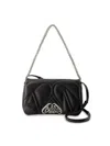 Alexander Mcqueen The Seal Shoulder Bag In Black