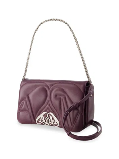 ALEXANDER MCQUEEN MCQUEEN WOMEN'S THE SEAL SMALL LEATHER SHOULDER BAG