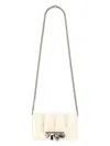 Alexander Mcqueen Women's The Slash Clutch Bag In White