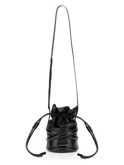 Alexander Mcqueen Women's The Soft Curve Bag In Black