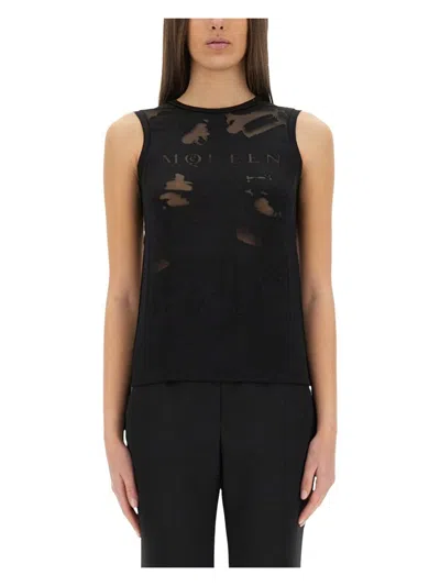 ALEXANDER MCQUEEN WOMEN'S TOP A INSERTS TOP