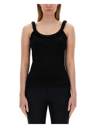 ALEXANDER MCQUEEN WOMEN'S TOPS WITH LOGO TOP