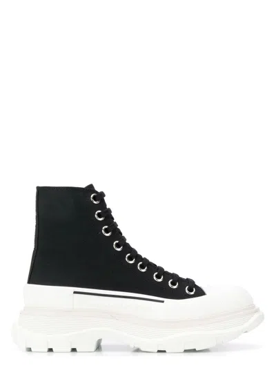 ALEXANDER MCQUEEN WOMEN'S TREAD SLICK ANKLE BOOTS