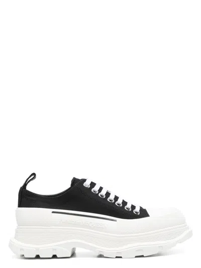 ALEXANDER MCQUEEN WOMEN'S TREAD SLICK LACE-UP SHOES
