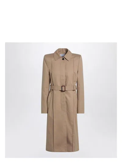 ALEXANDER MCQUEEN WOMEN'S TRENCH COAT WITH BELT