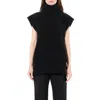 Alexander Mcqueen Women's Turtle Neck Knitwear In Black