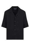 Alexander Mcqueen Black Viscose Blend Shirt