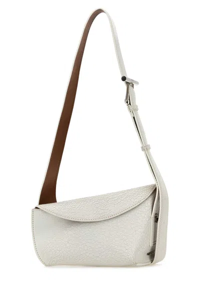 ALEXANDER MCQUEEN ALEXANDER MCQUEEN WOMEN WHITE LEATHER SLING CROSSBODY BAG