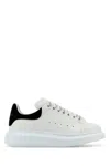Alexander Mcqueen Oversize Sneakers In White And Beige Calf Leather