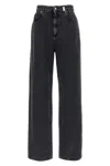 Alexander Mcqueen Loose Fit Jeans For In Black