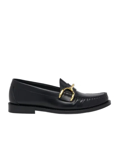 ALEXANDER MCQUEEN WOMEN'S WISHBONE LOAFER IN BLACK