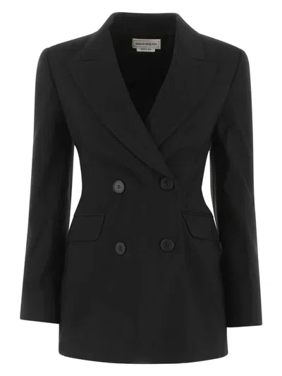 ALEXANDER MCQUEEN WOMEN'S WOOL BLAZER