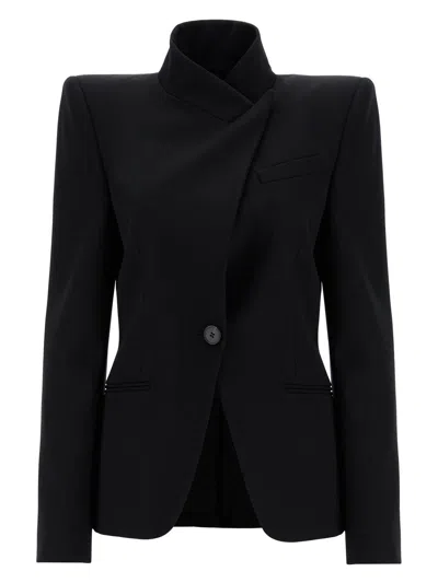 ALEXANDER MCQUEEN WOMEN'S WOOL BLAZER