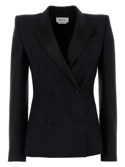 Alexander Mcqueen Women's Wool Blend Blazer