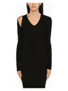 Alexander Mcqueen Cutout Ribbed Wool-blend Sweater