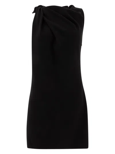 Alexander Mcqueen Women's Wool Dress In Black