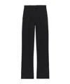 Alexander Mcqueen Stretch-wool Straight Trousers In Black