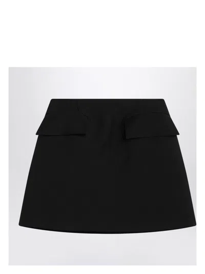 Alexander Mcqueen Women's Wool Mini Skirt