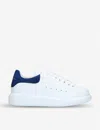 Alexander Mcqueen Womens Blue Other Women's Show Leather Platform Trainers Eur 36.5 / 3.5 Uk In Blue Other