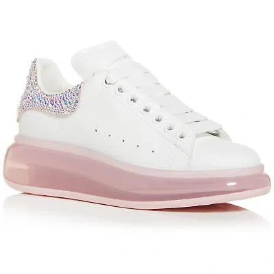 Pre-owned Alexander Mcqueen Womens Larry Casual And Fashion Sneakers Shoes Bhfo 0083 In White/porcelain