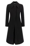 Alexander Mcqueen Wool And Cashmere Coat Coats And Trench Coats Black In Black