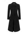 Alexander Mcqueen Wool And Cashmere Coat Coats And Trench Coats Black In Black